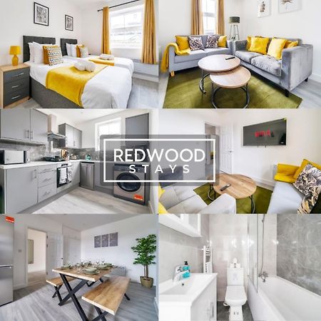 Brand New, 2 Bed 1 Bath, Modern Town Center Apartment, Free Wifi & Netflix By Redwood Stays Aldershot Zewnętrze zdjęcie