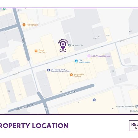Brand New, 2 Bed 1 Bath, Modern Town Center Apartment, Free Wifi & Netflix By Redwood Stays Aldershot Zewnętrze zdjęcie