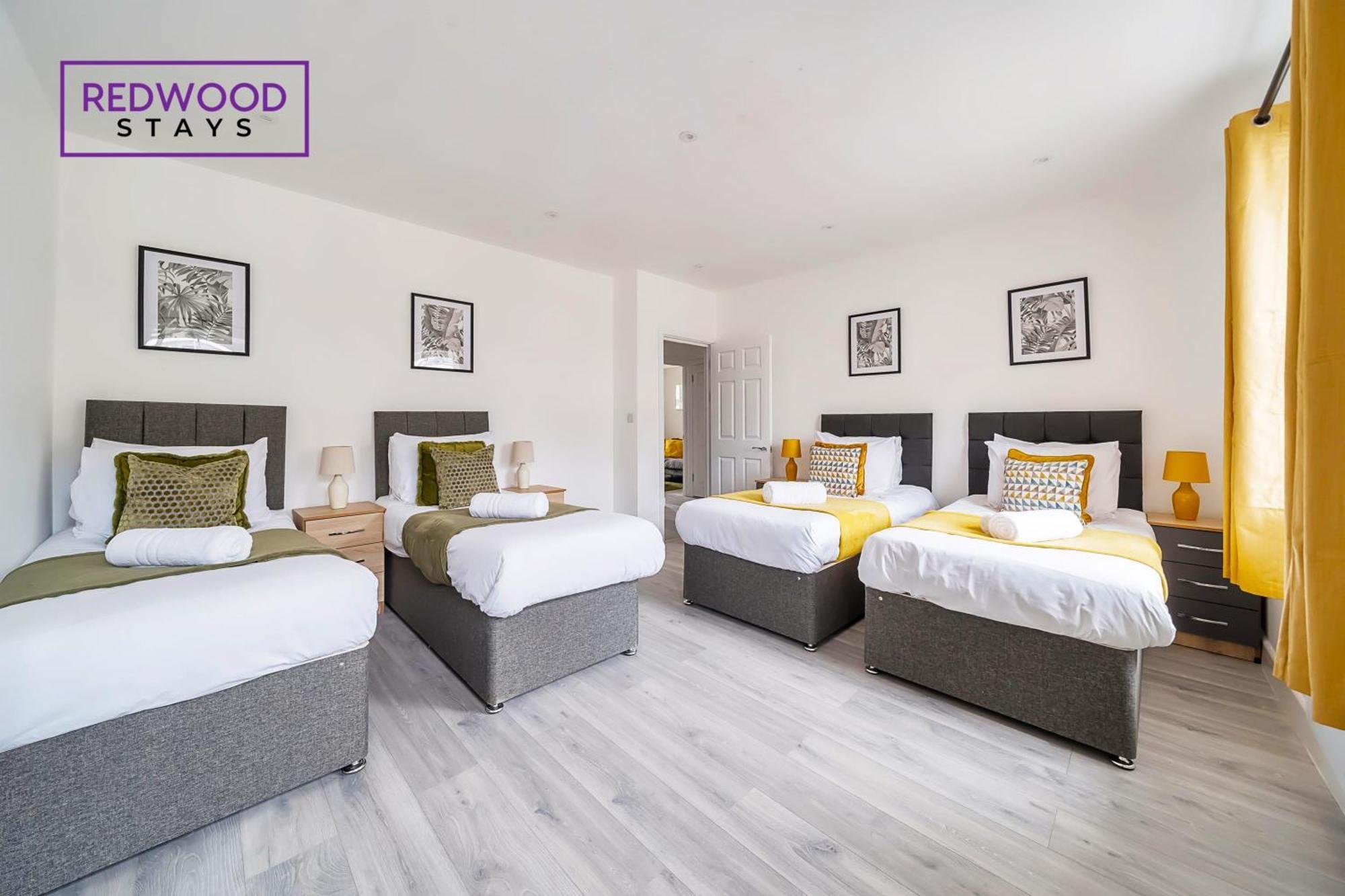 Brand New, 2 Bed 1 Bath, Modern Town Center Apartment, Free Wifi & Netflix By Redwood Stays Aldershot Zewnętrze zdjęcie