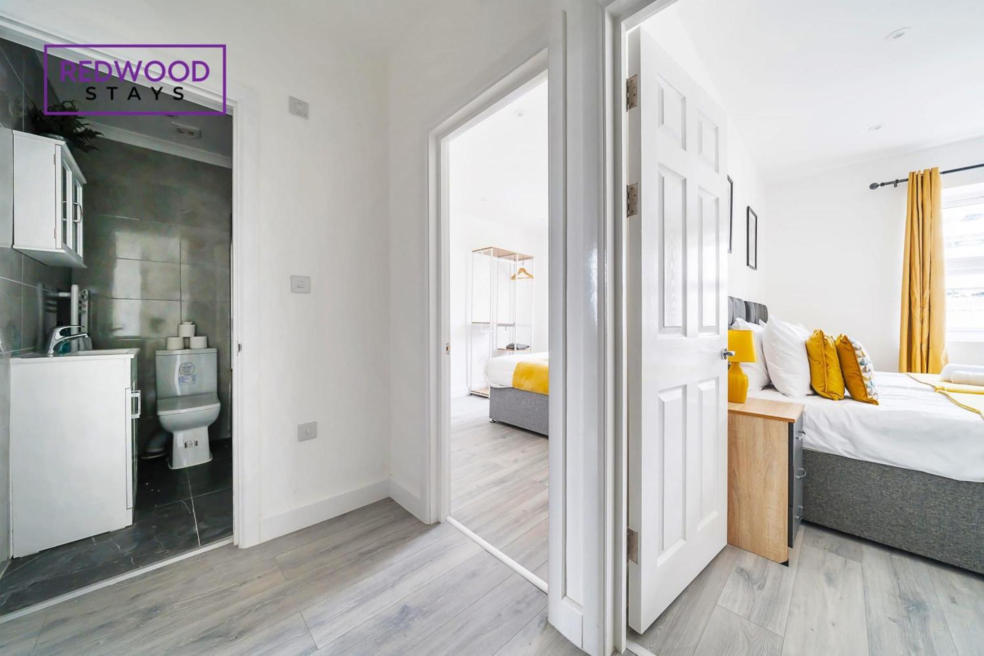 Brand New, 2 Bed 1 Bath, Modern Town Center Apartment, Free Wifi & Netflix By Redwood Stays Aldershot Zewnętrze zdjęcie